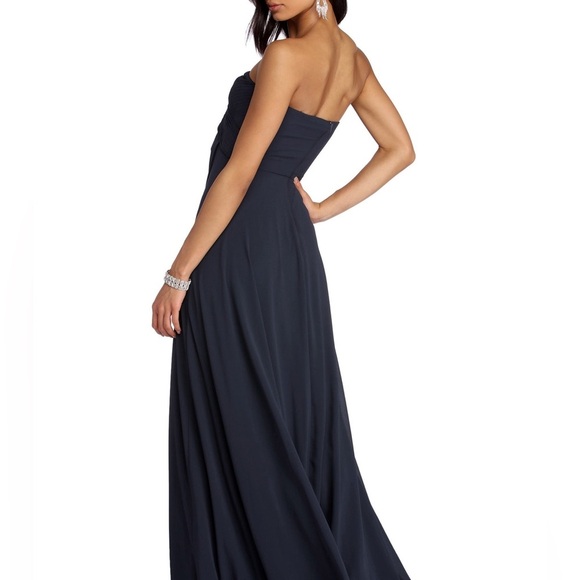 NWT Windsor Audrey Pleated Sweetheart Dress Size 11 - Picture 2 of 8